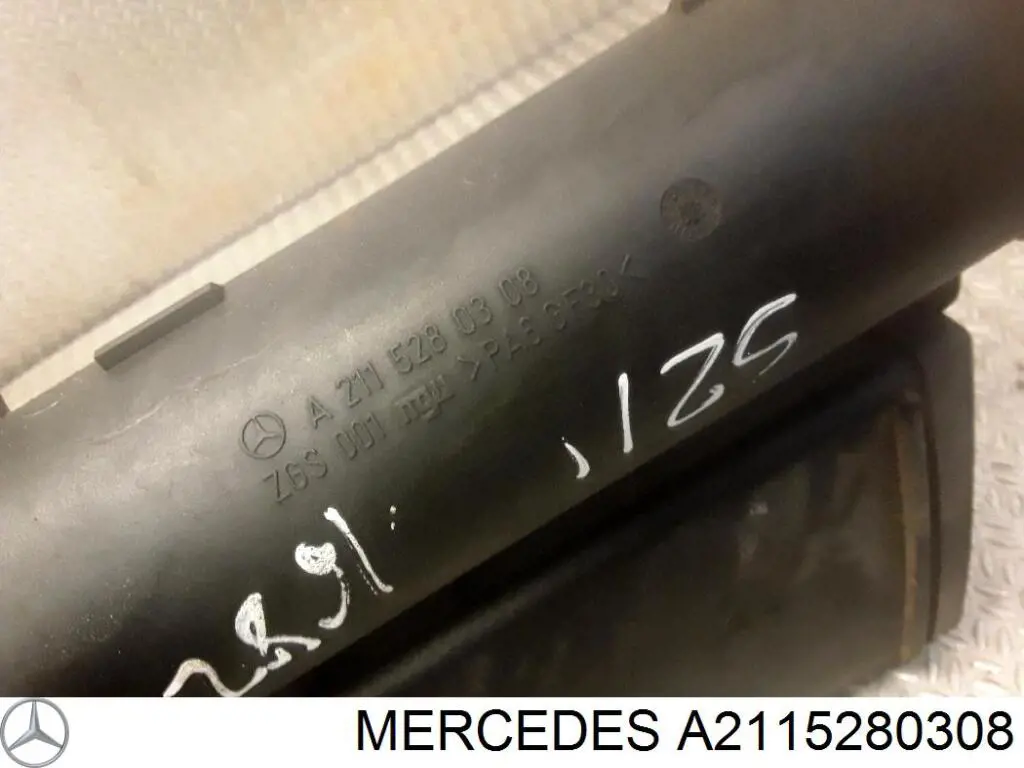 Шланг/патрубок интеркуллера Mercedes A2115280308 ціна, від 11.40 USD