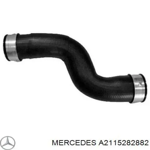 Шланг/патрубок интеркуллера Mercedes A2115282882 ціна, від 26.27 USD
