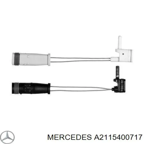 A2115400717 Mercedes датчик зносу гальмівних колодок, передній лівий