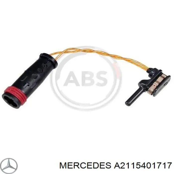 Датчик зносу гальмівних колодок, задній A2115401717 Mercedes