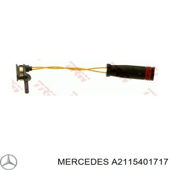 Купити A2115401717 Mercedes Датчик зносу гальмівних колодок, задній