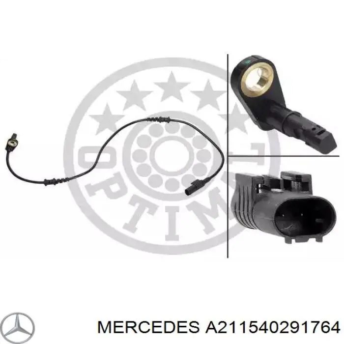 Датчик ABS передній Mercedes A211540291764 ціна, від 19.94 USD