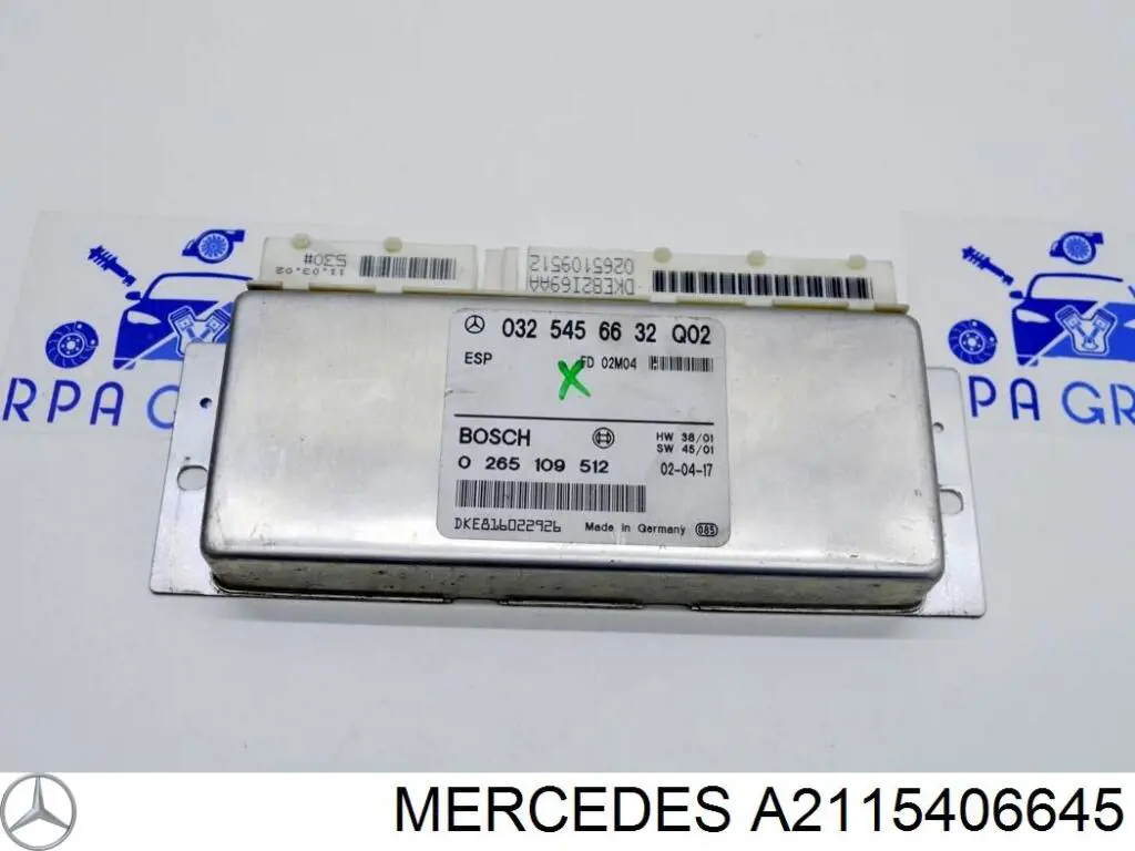 Купити A2115406645 Mercedes Блок керування ESP