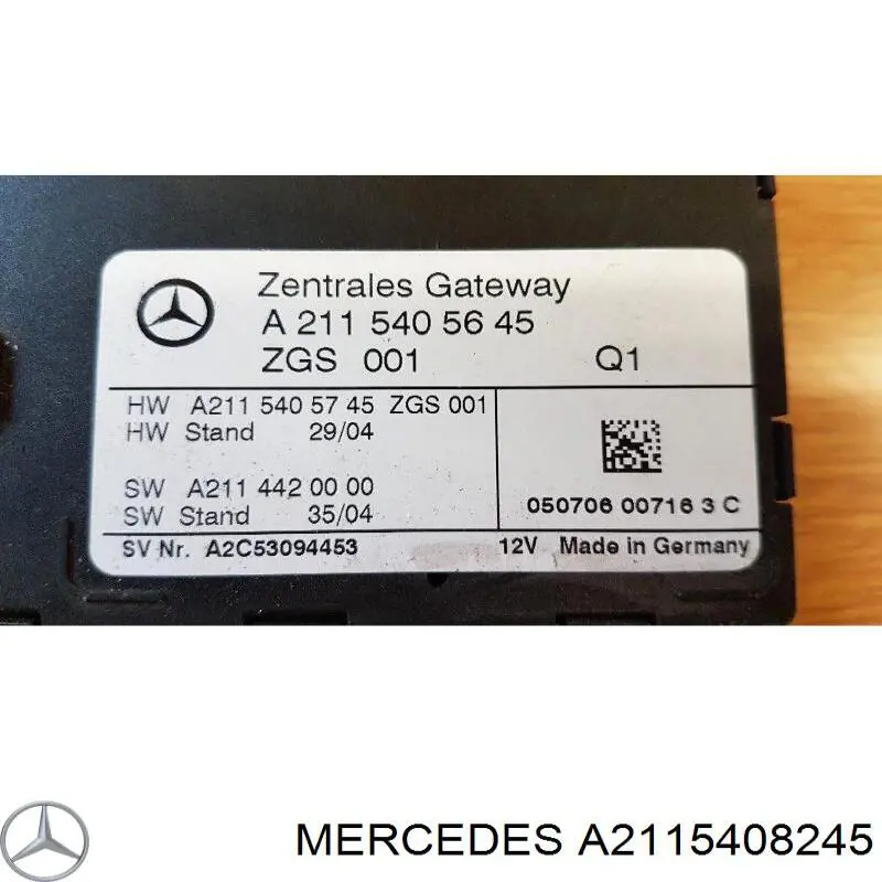 A2115408245 Mercedes Блок управління центральним замком