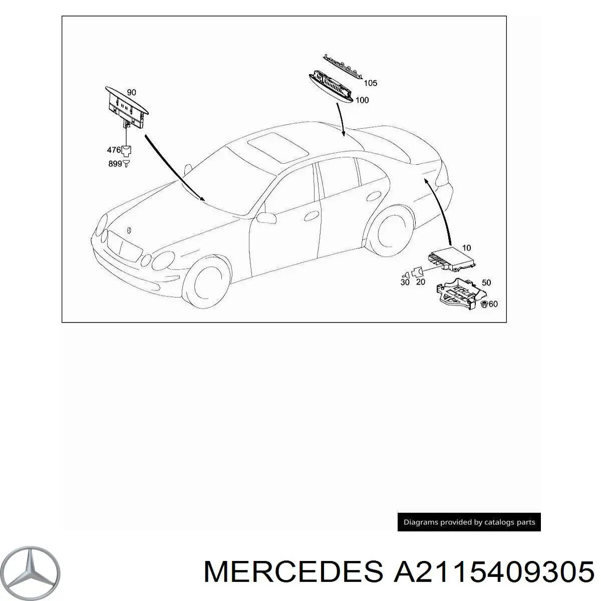 A2115409305 Mercedes 