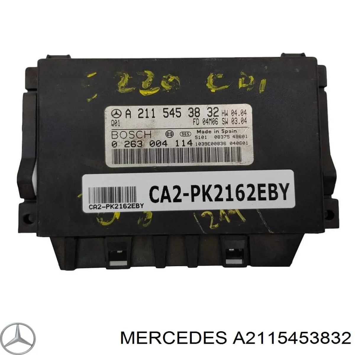A2115453832 Mercedes модуль керування (ебу парктроніком)