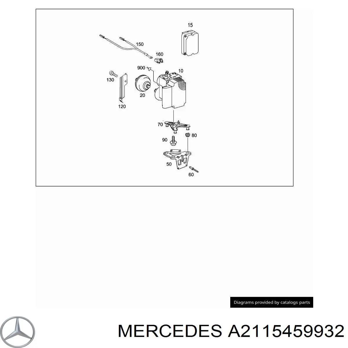A2115459932 Mercedes 