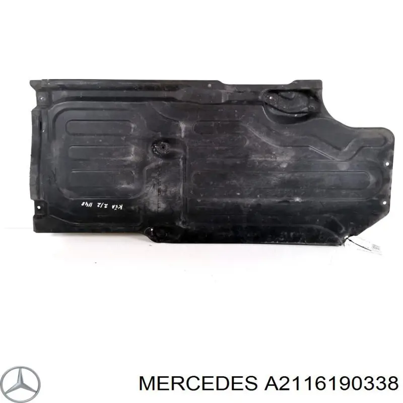 A2116190338 Mercedes Захист днища, задній лівий