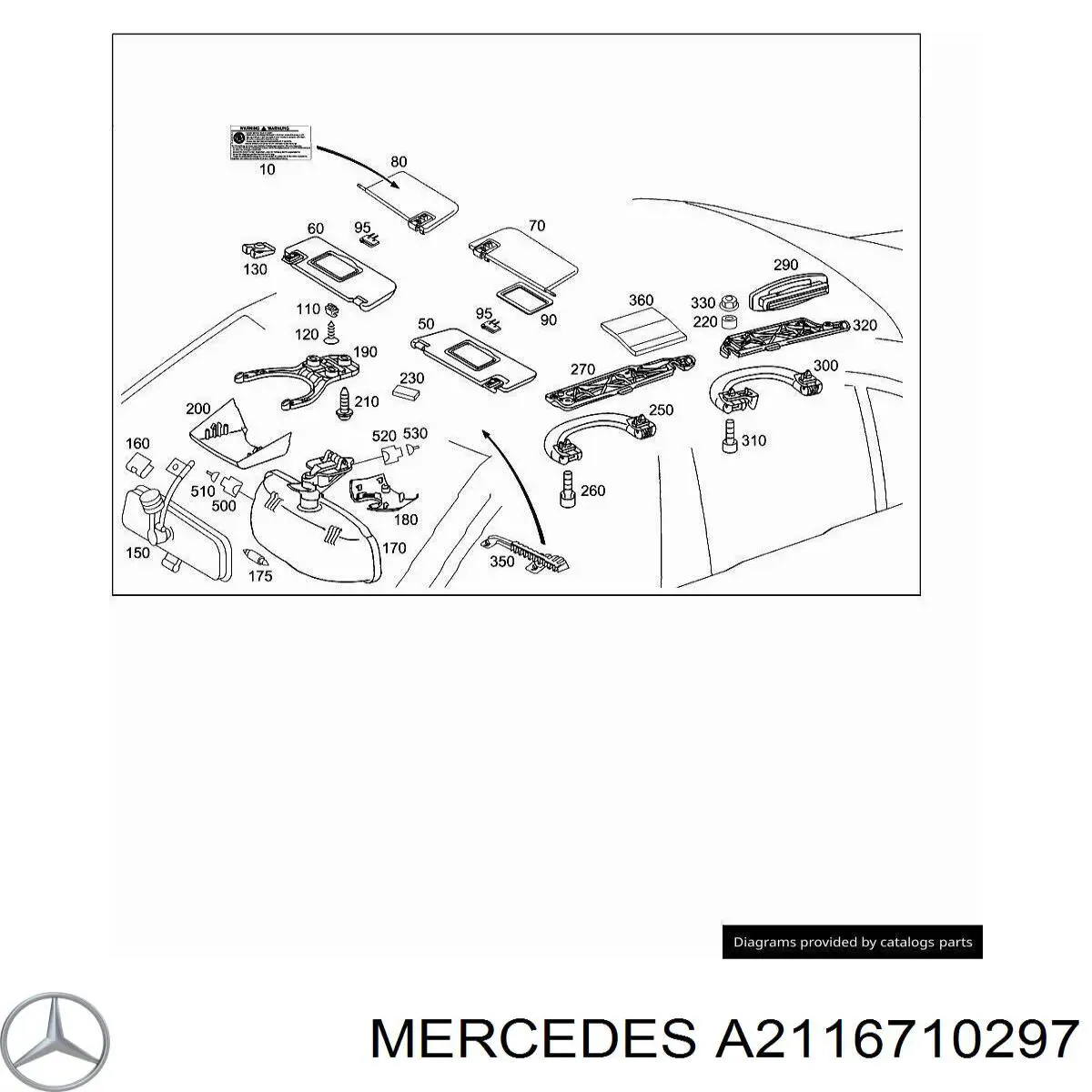 A2116710297 Mercedes 