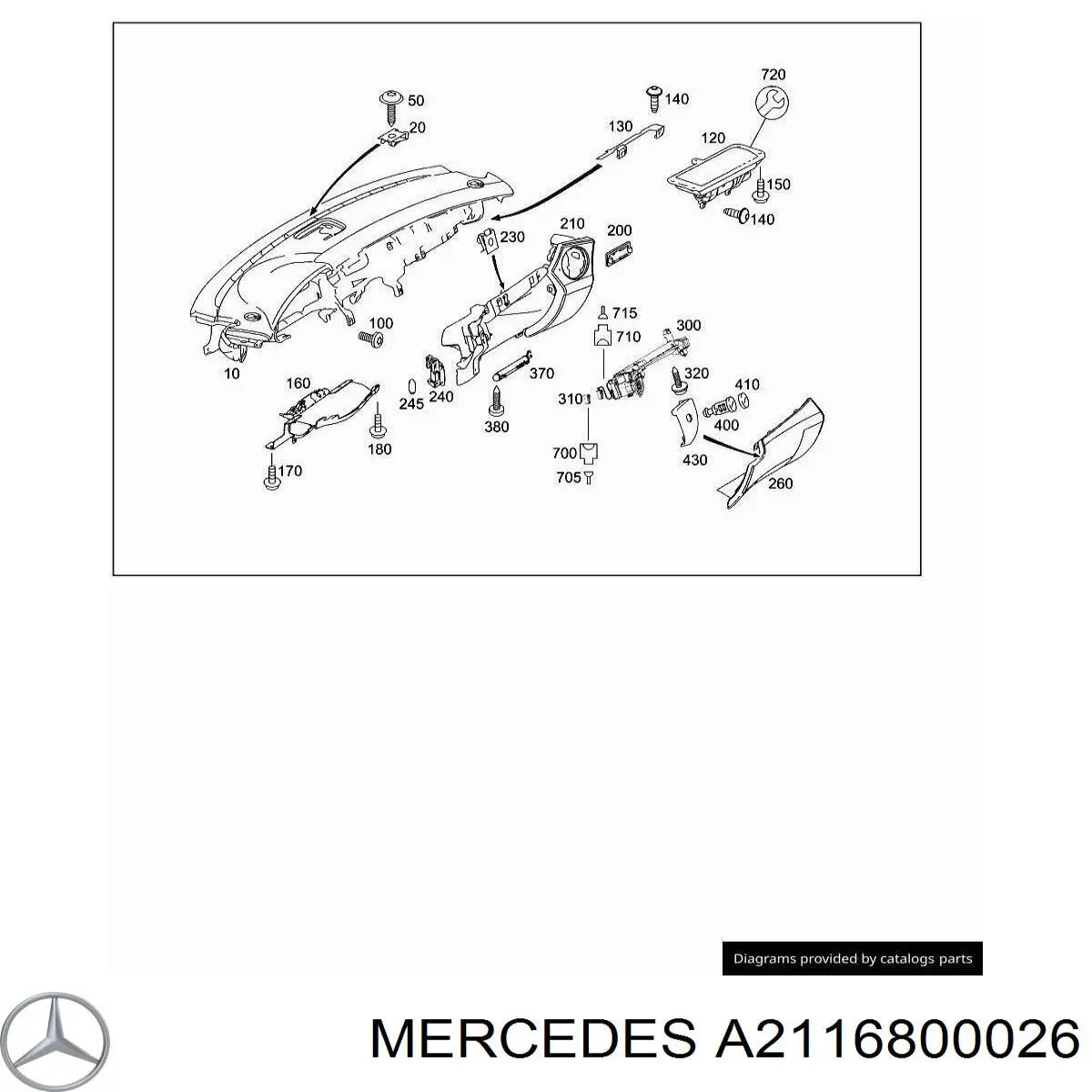 A2116800026 Mercedes 