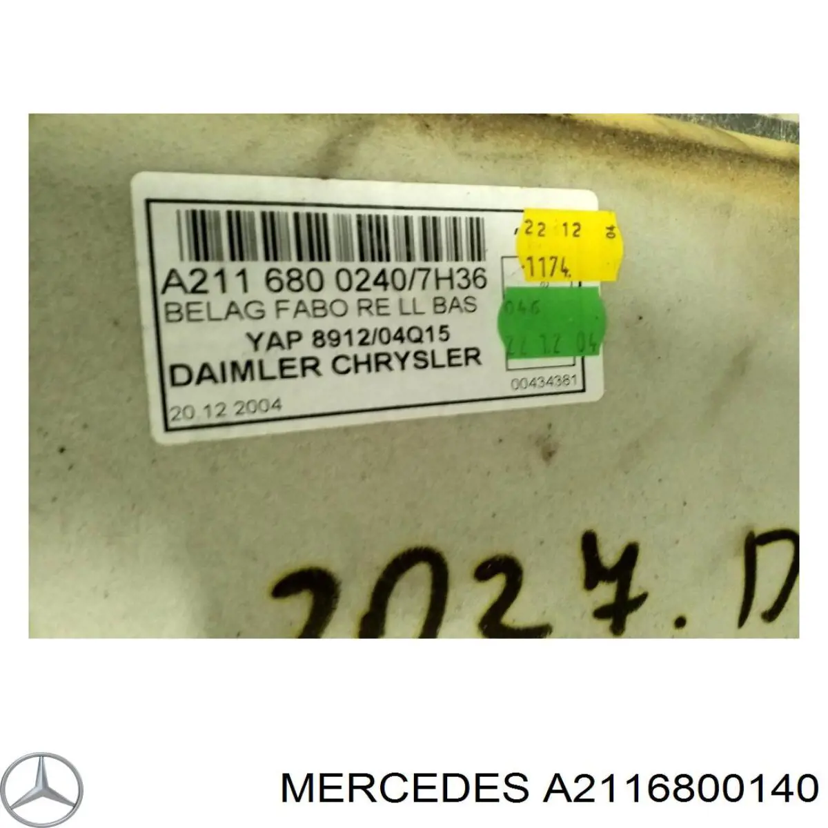  A2116800140 Mercedes