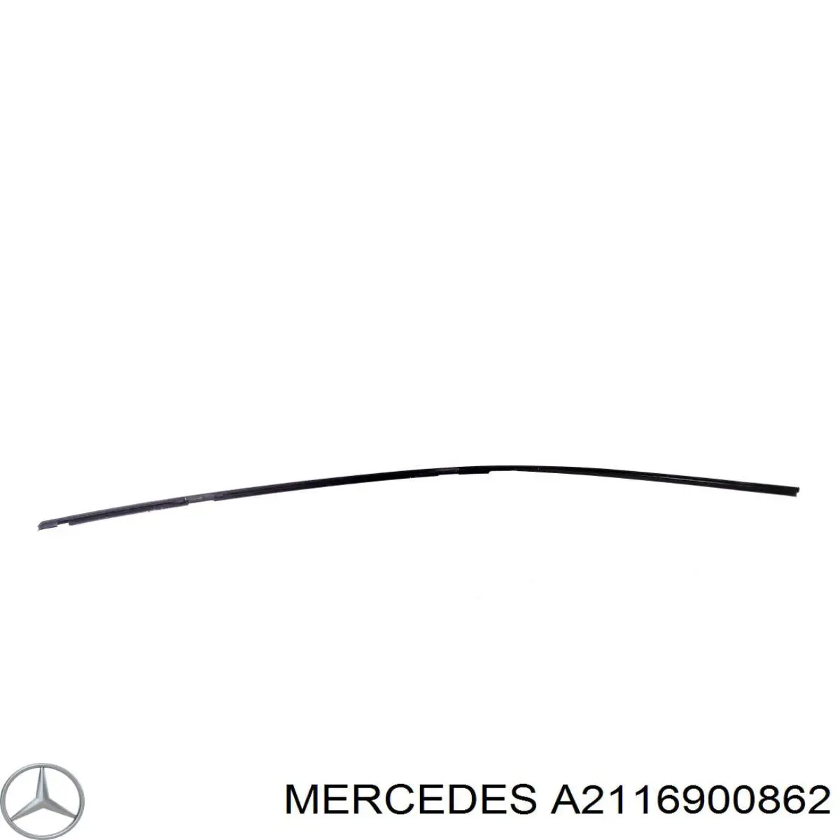 Молдинг даху, правий Mercedes A2116900862 ціна, від 9.93 USD