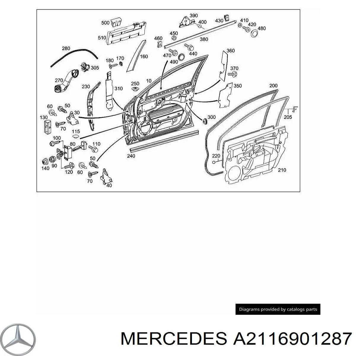 A2116901287 Mercedes 