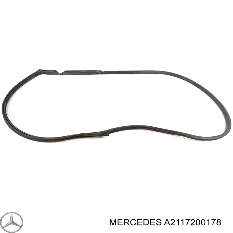 A2117200178 Mercedes Ущільнювач дверей передніх, лівих (на двері)