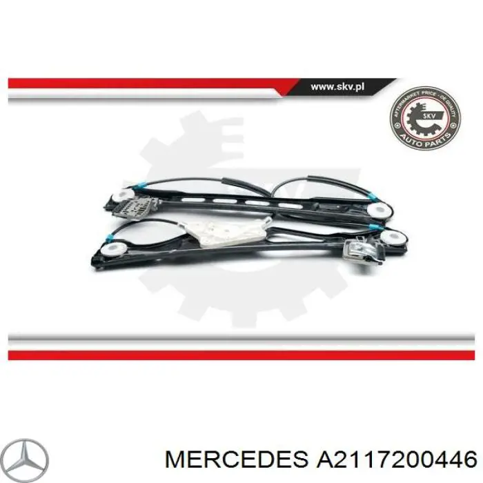 Купити A2117200446 Mercedes Склопідйомник передньої правої двері