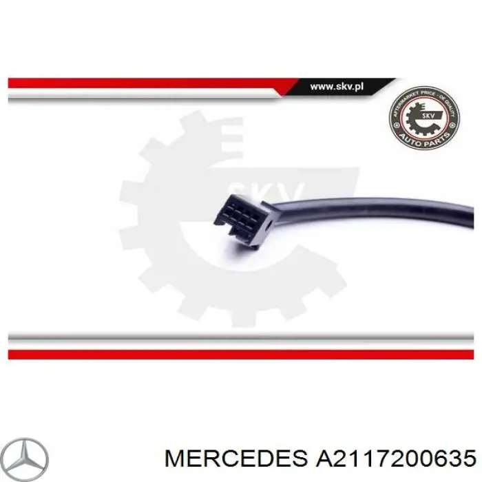 Купити A2117200635 Mercedes Замок дверки правої передньої