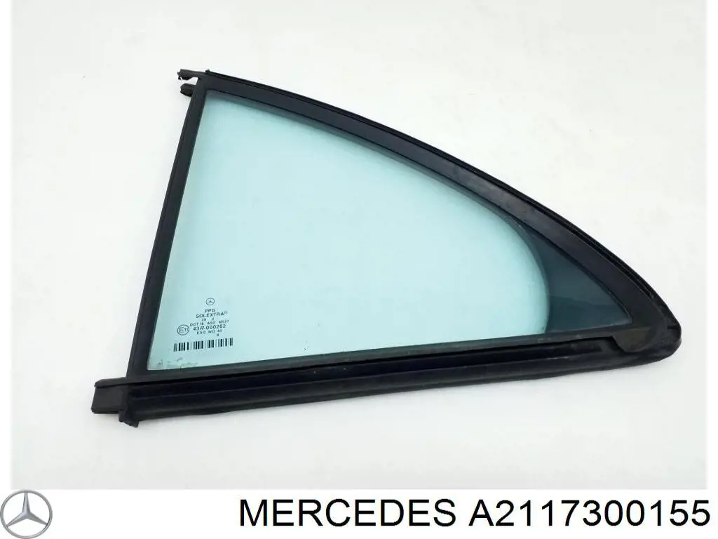 Купити A2117300155 Mercedes Скло-кватирка двері, задньої, лівої