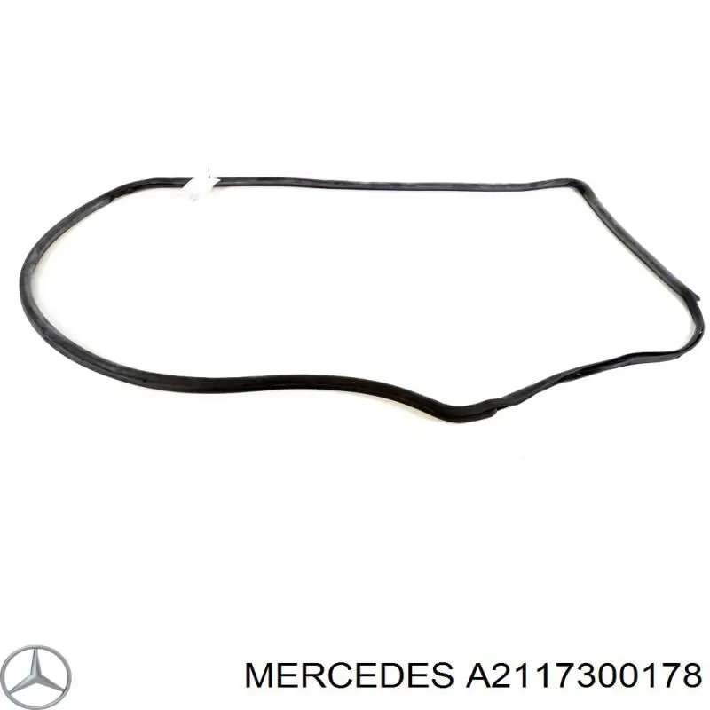 A2117300178 Mercedes Ущільнювач дверей передніх, лівих (на двері)
