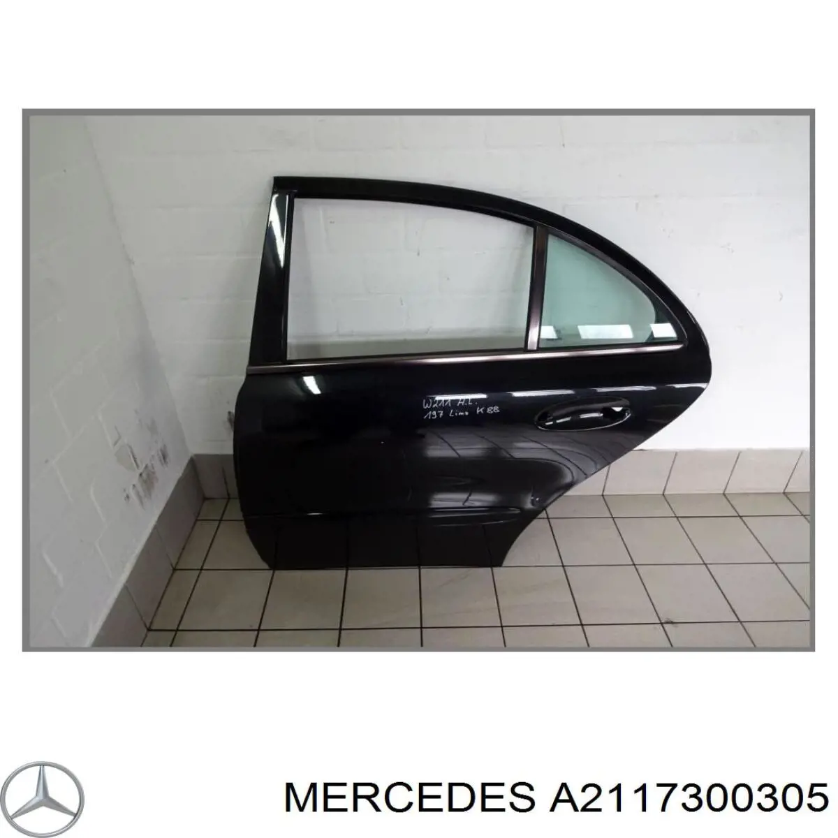 Двері задні, ліві A2117300305 Mercedes