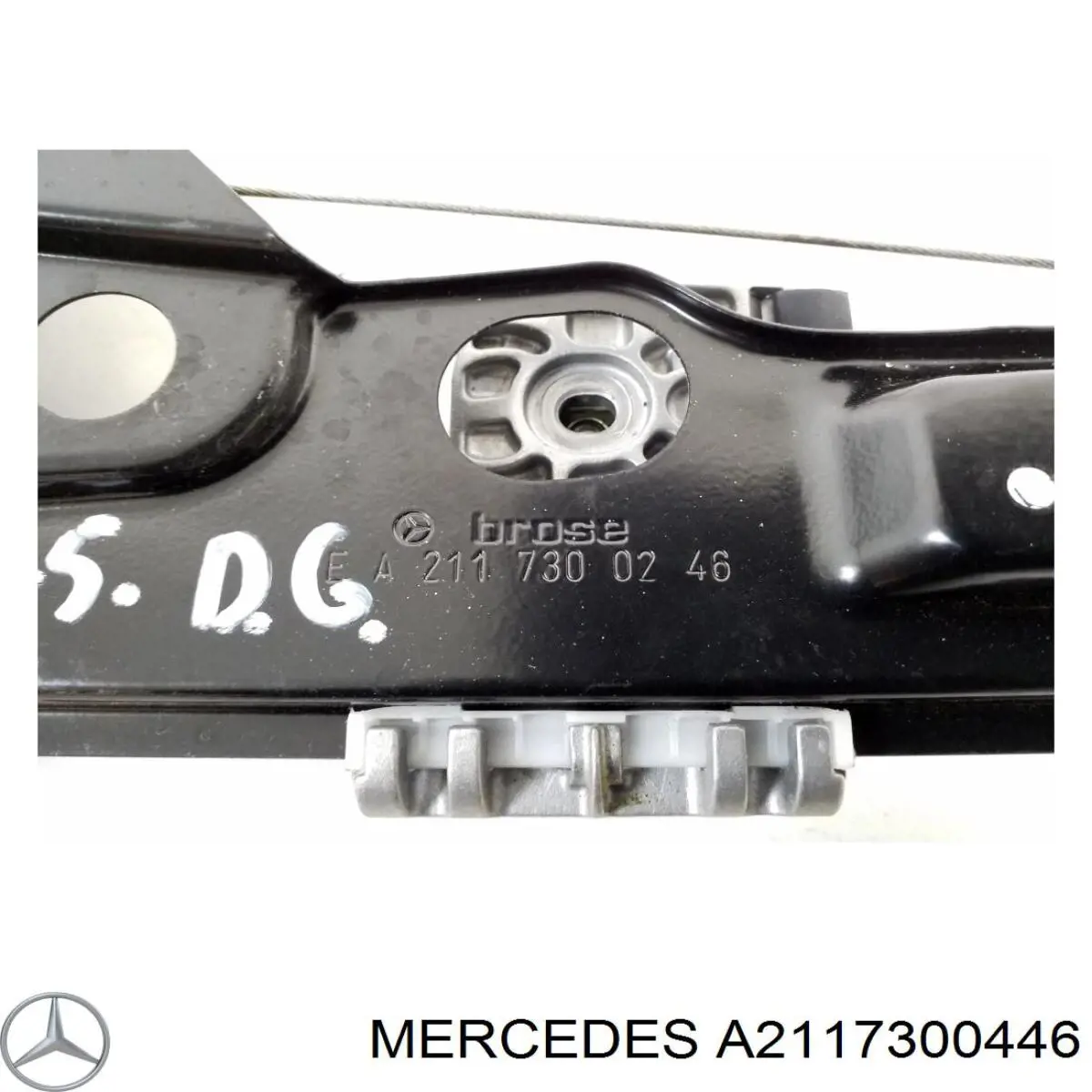 Купити A2117300446 Mercedes Механізм склопідіймача двері задньої, правої
