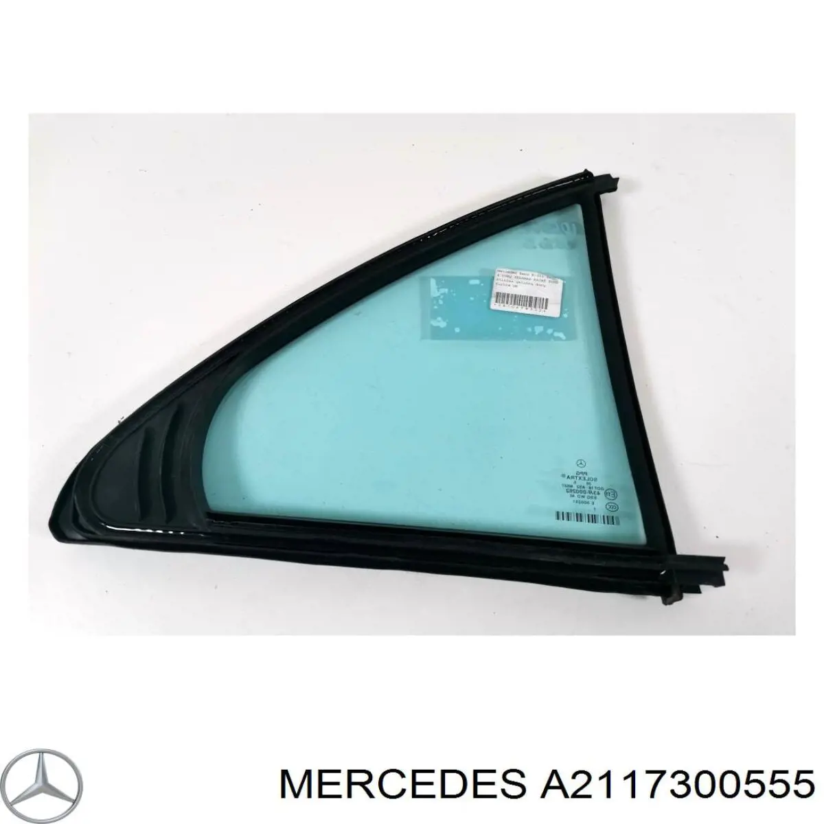 A2117300555 Mercedes скло-кватирка двері, задній, лівою