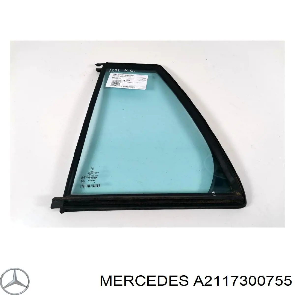 Купити A2117300755 Mercedes Скло-кватирка двері, задньої, лівої