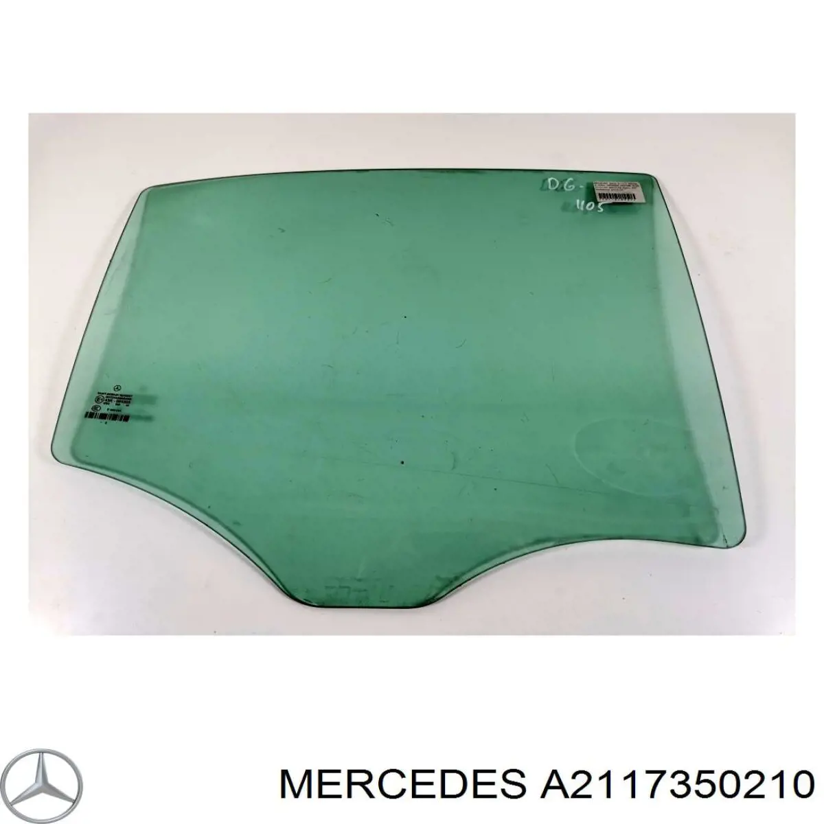 Купити A2117350210 Mercedes Скло задніх дверей, правих