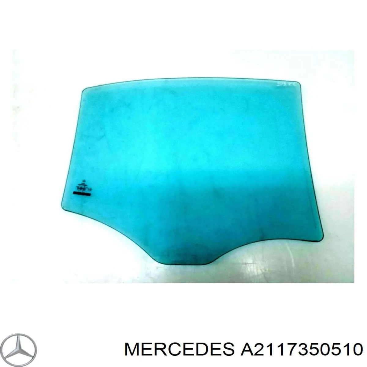 A2117350510 Mercedes Скло задніх дверей, лівих
