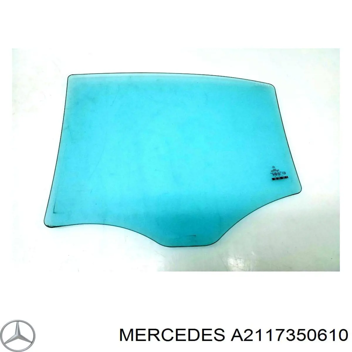 A2117350610 Mercedes Скло задньої двері правої