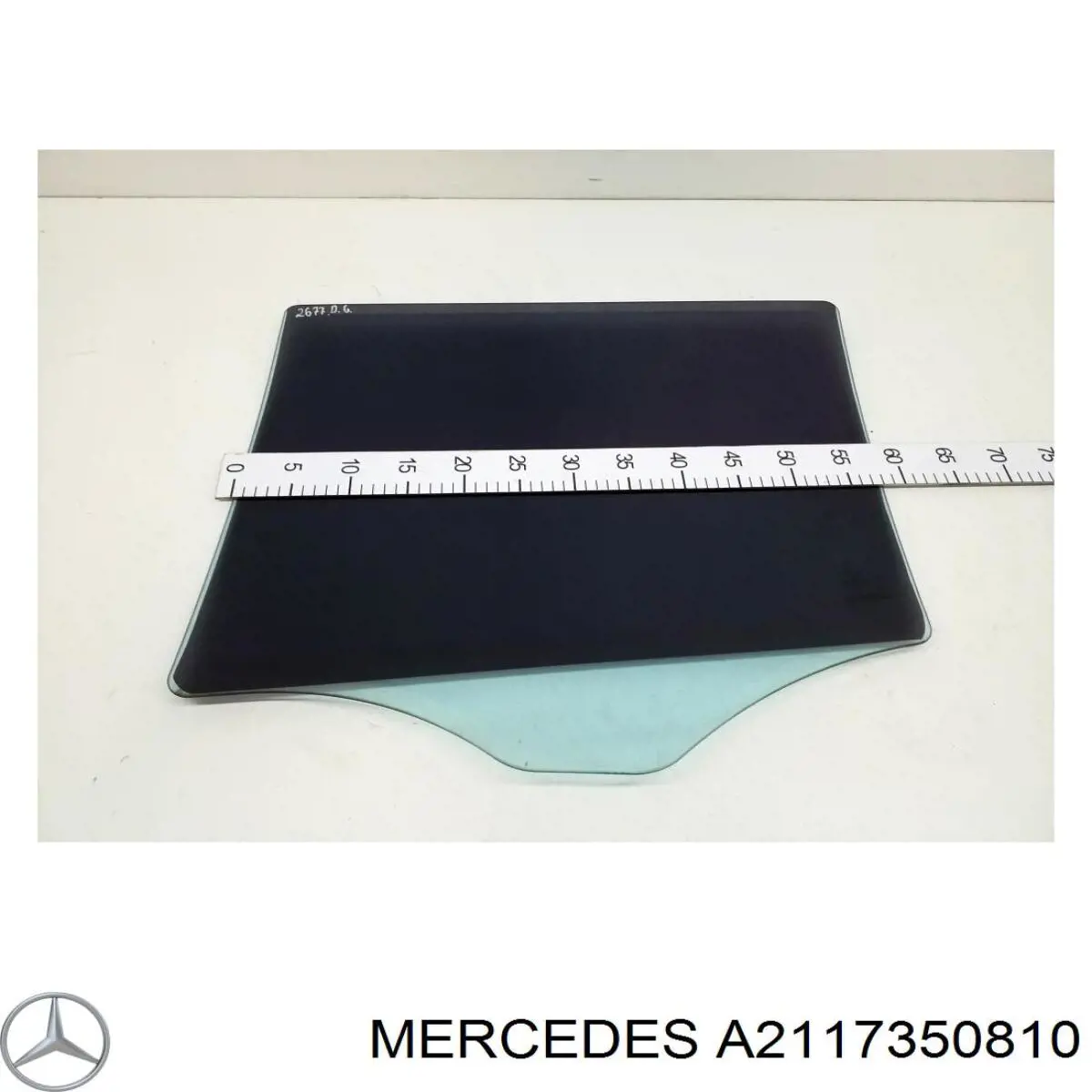 A2117350810 Mercedes Скло задньої двері правої