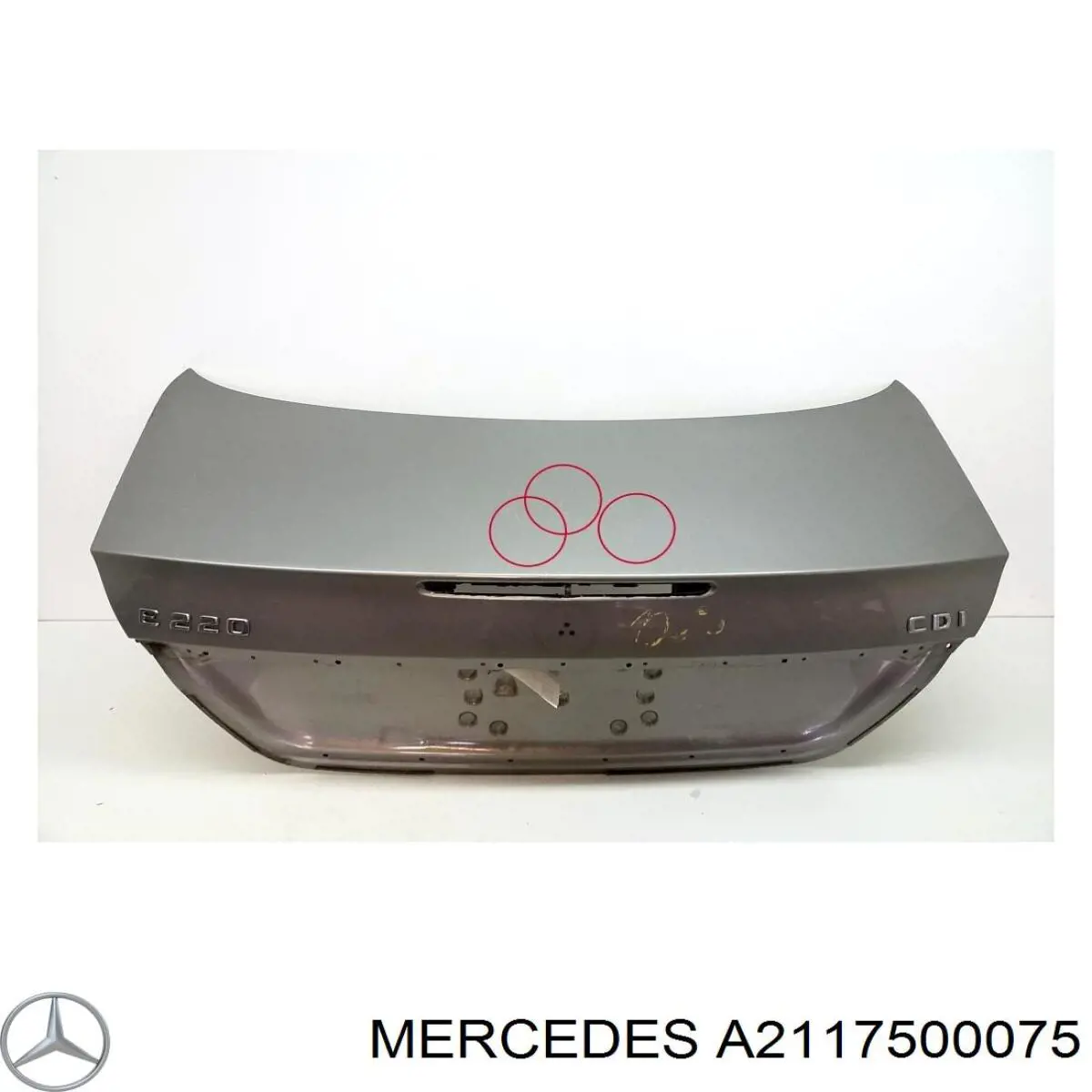 Кришка багажника A211750037528 Mercedes