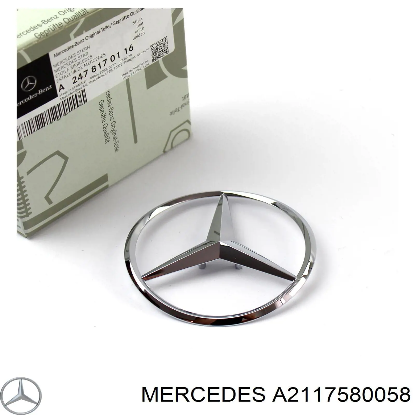 Купити A2117580058 Mercedes Емблема кришки багажника, фірменнийзначок