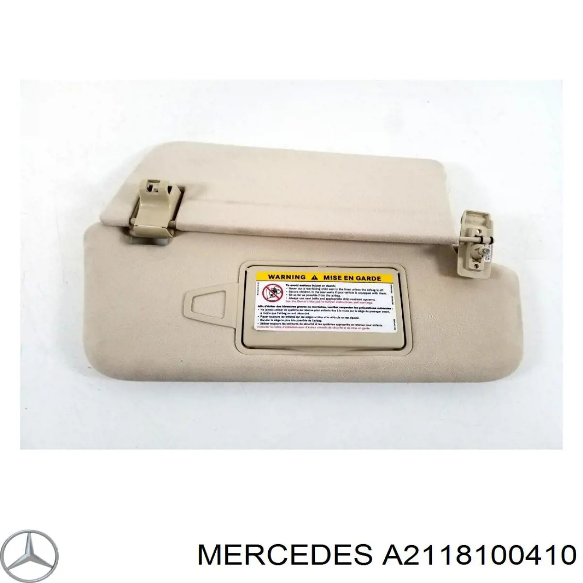 A2118100410 Mercedes Козирок протисонячний