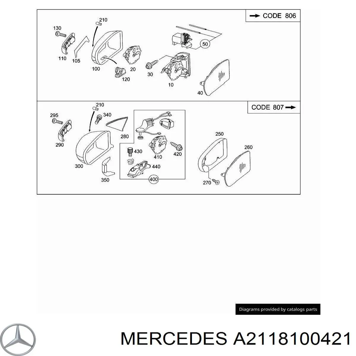  A2118100421 Mercedes