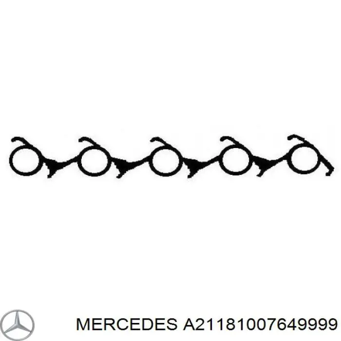 Купити A21181007649775 Mercedes Накладка/кришка дзеркала заднього виду, ліва