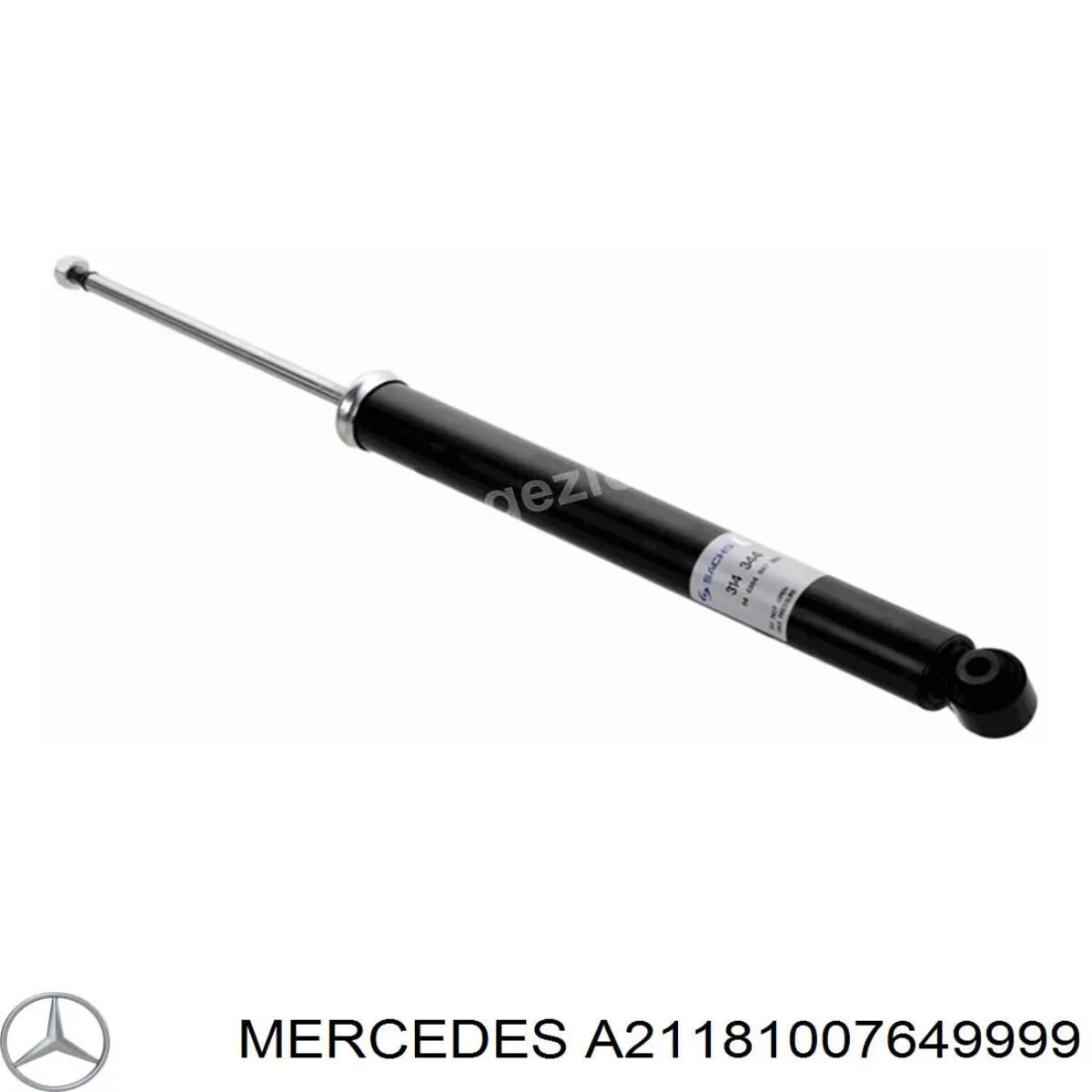 Купити A2118100764 Mercedes Накладка/кришка дзеркала заднього виду, ліва