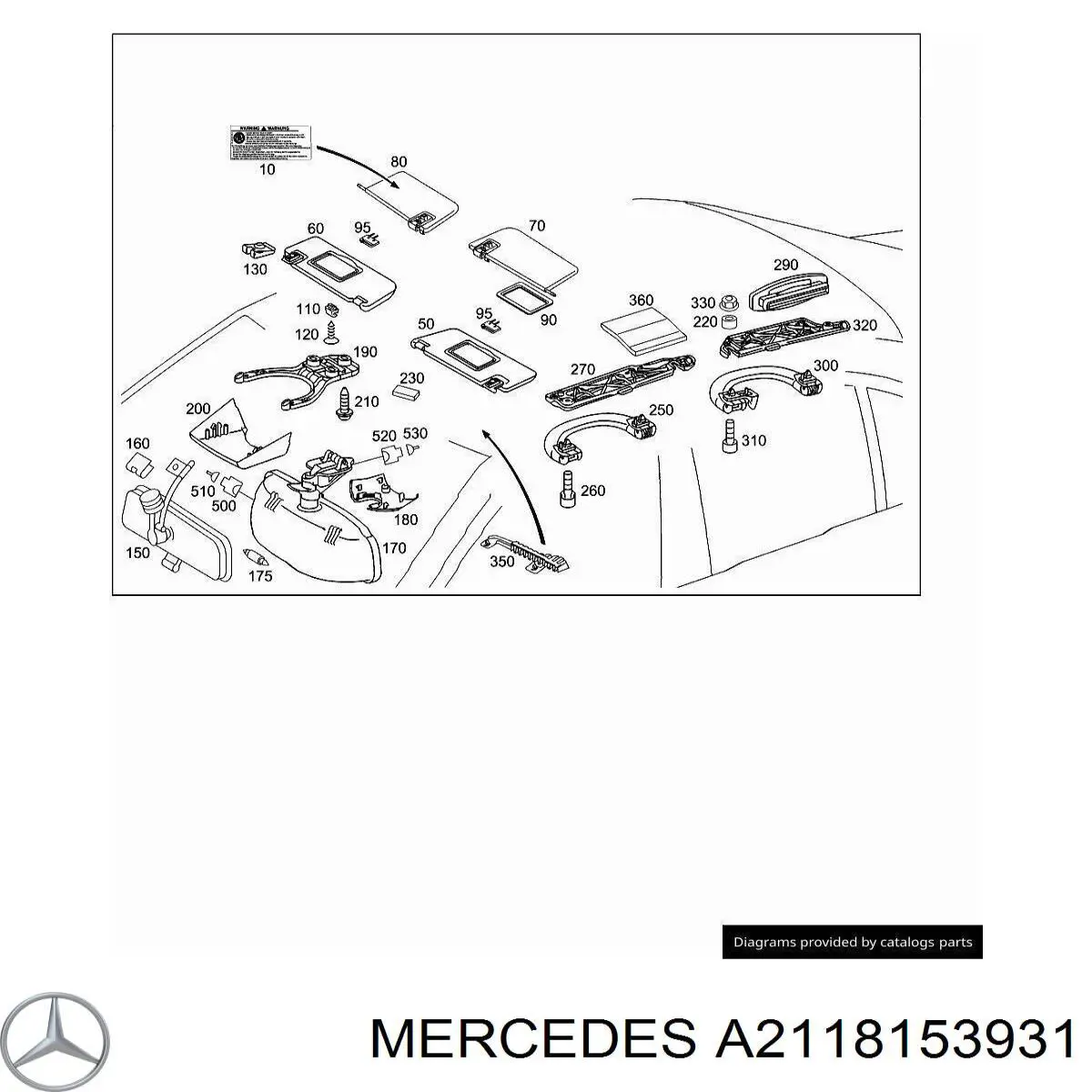 A2118153931 Mercedes 