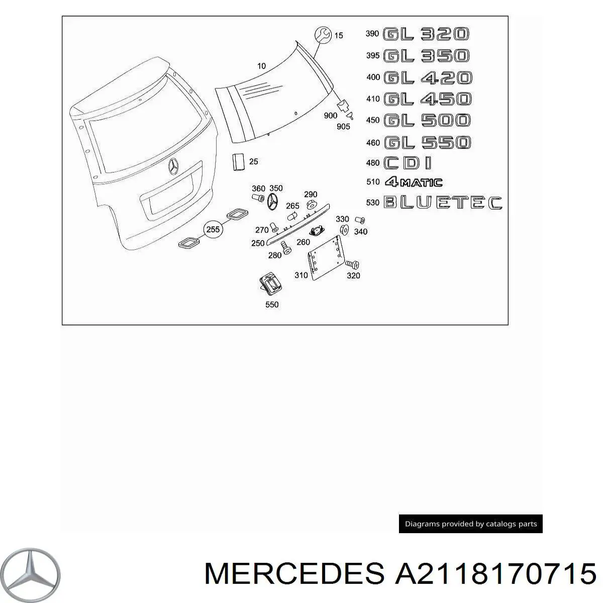 A2118170715 Mercedes 