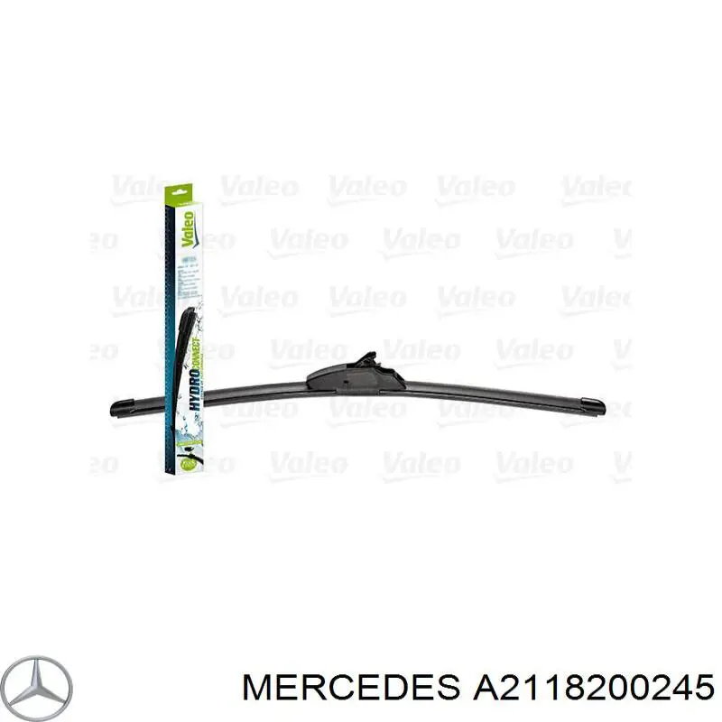 A2118200245 Mercedes щітка-двірник заднього скла