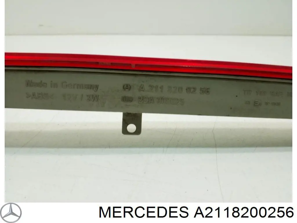 Додаткові задні стопи Mercedes A2118200256