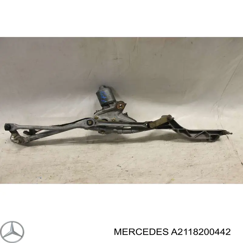 Двигун склоочисника лобового скла (трапеції) A2118200442 Mercedes