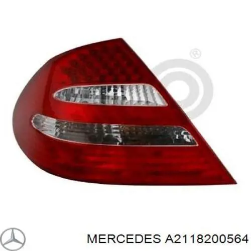 Ліхтар задній лівий Mercedes A2118200564 ціна, від 149.59 USD