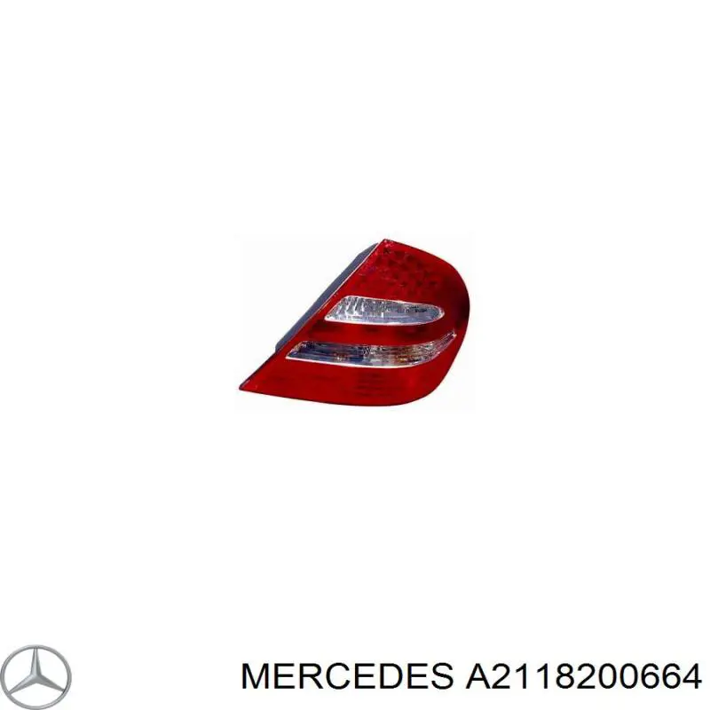 A2118200664 Mercedes Ліхтар задній правий