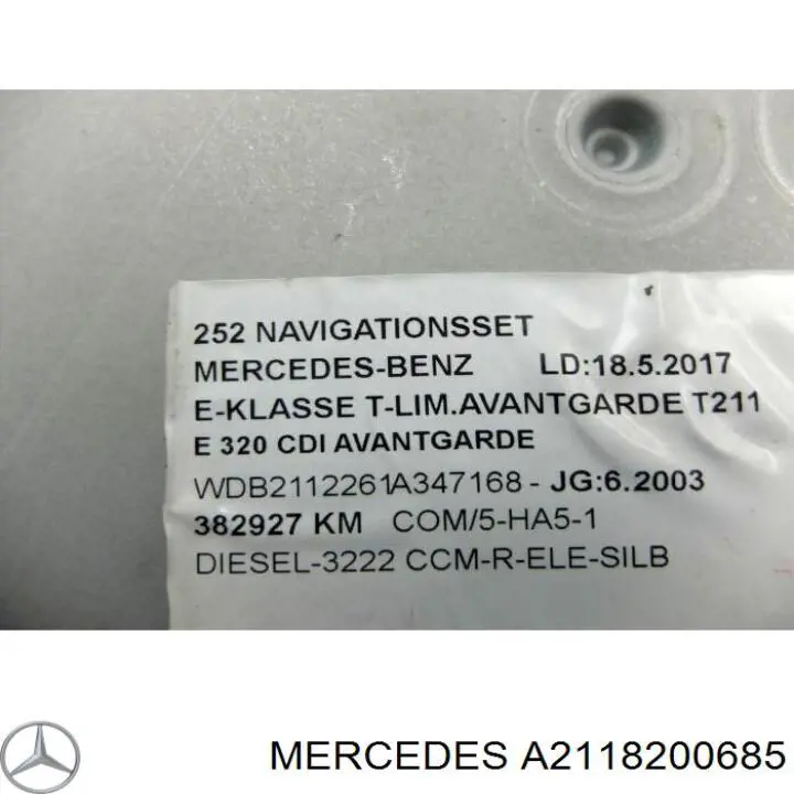 A2118200685 Mercedes Блок керування мультимедійний