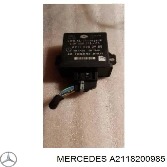 Модуль керування (ЕБУ) кута нахилу фар Mercedes A2118200985 ціна, від 11.25 USD