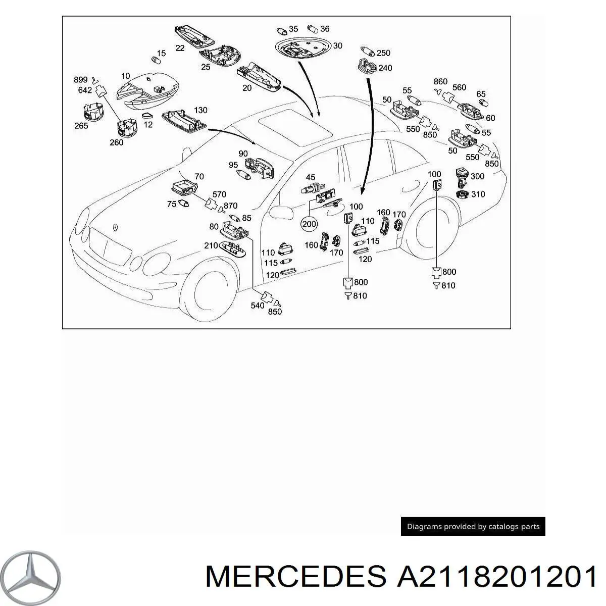A2118201201 Mercedes 