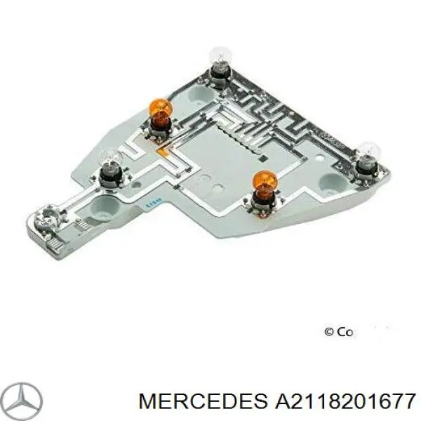 A2118201677 Mercedes Плата заднього ліхтаря, контактна