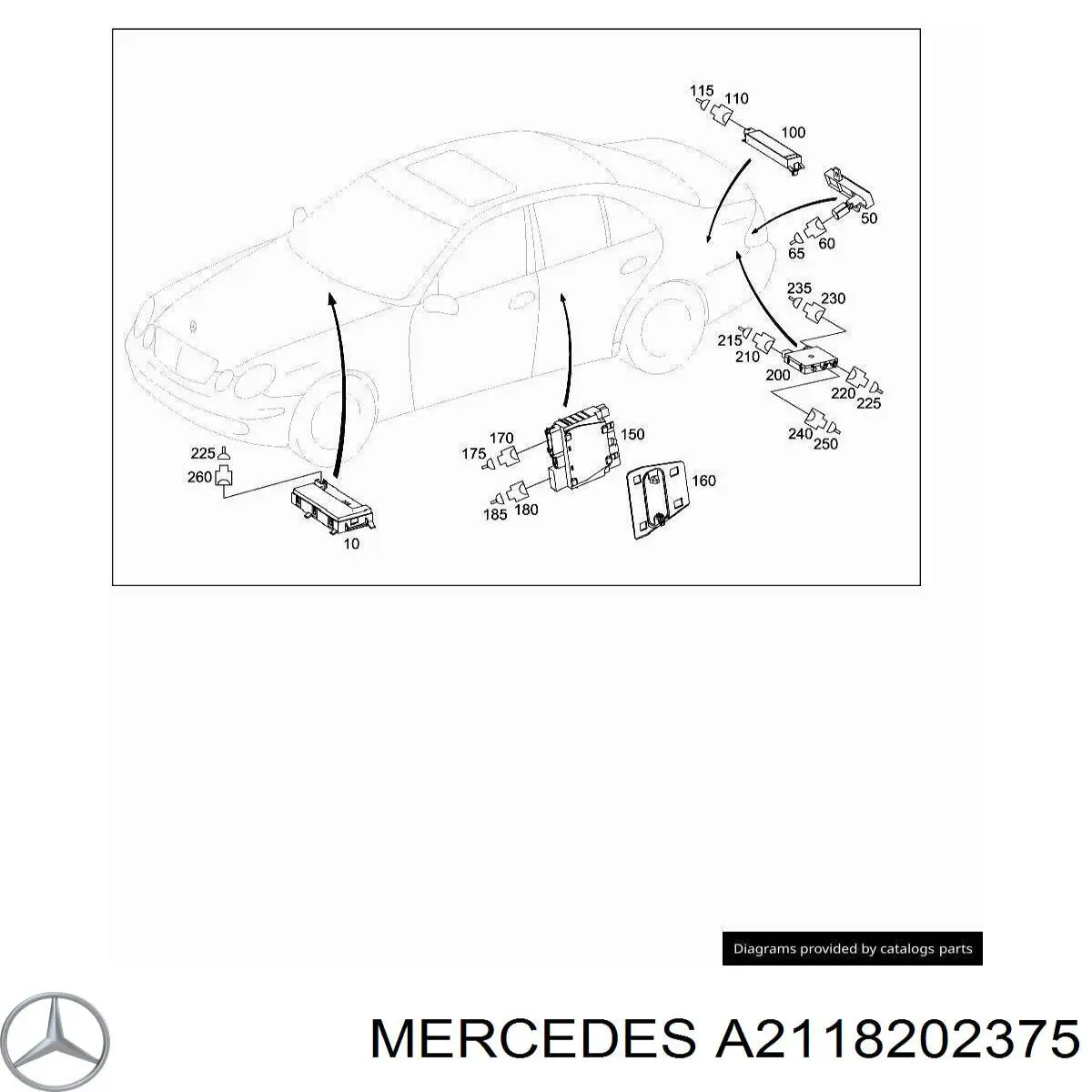 A2118202375 Mercedes 