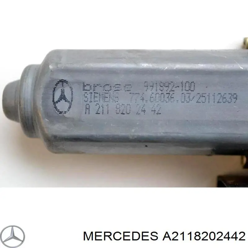 Двигун стеклопод'емника двері задньої, правої Mercedes A2118202442