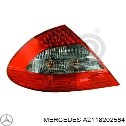 Ліхтар задній лівий Mercedes A2118202564 ціна, від 132.66 USD